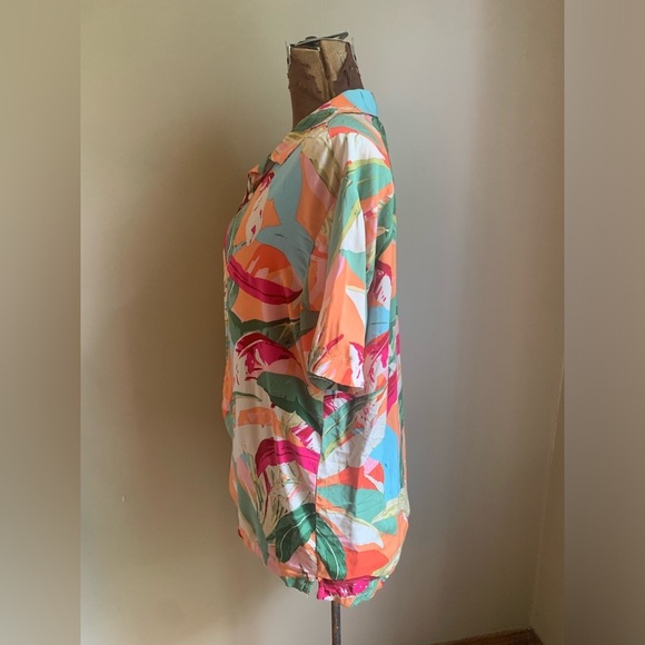 Cactus man ricky singh shirt, causal floral Hawaiian beach button down shirt - Picture 5 of 6